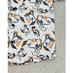 Generic Boy's Cotton Blend Printed Short Sleeve Shirt (MultiColor)