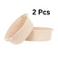 Generic Cotton 2 Pcs Oval Basket Storage Basket For Clothes (Beige)
