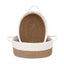 Generic Cotton Basket 2 Pcs Storage Basket For Clothes (Beige)