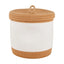 Generic Cotton Basket Pack of 1 Storage Basket For Clothes (White)