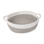 Generic Cotton Baby Gift Basket Inch Pack of 1 Storage Basket For Clothes (White)