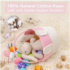 Generic Cotton Toys Bucket Pack of 1 Storage Basket For Clothes (Pink)