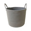 Generic Cotton Basket Pack of 1 Storage Basket For Clothes (Grey)
