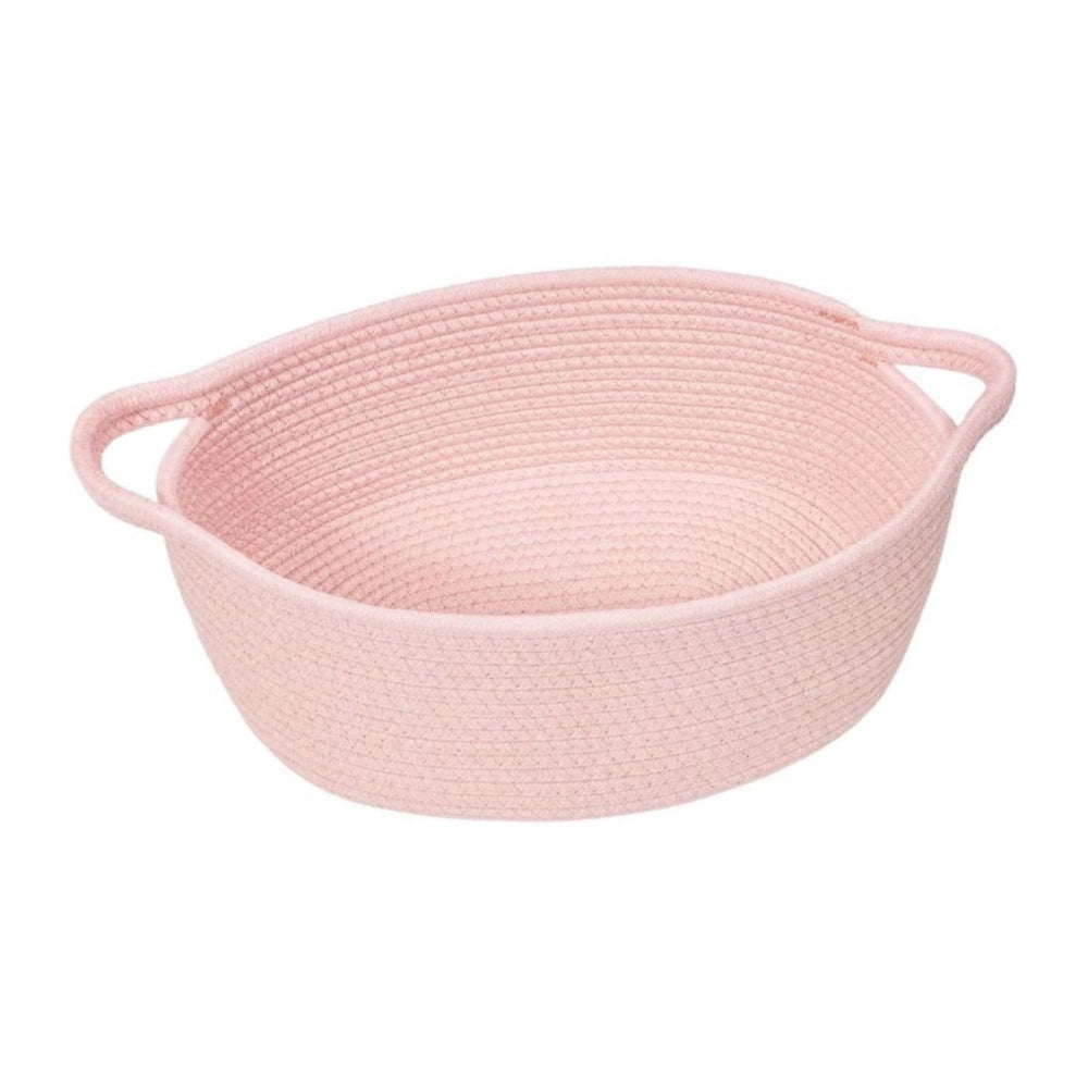Generic Cotton Baby Gift Basket Pack of 1 Storage Basket For Clothes (Pink) Main image