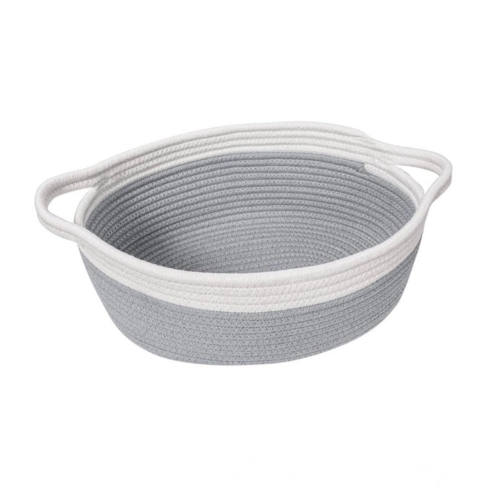 Generic Cotton Baby Gift Basket Pack of 1 Storage Basket For Clothes (Grey) Main image