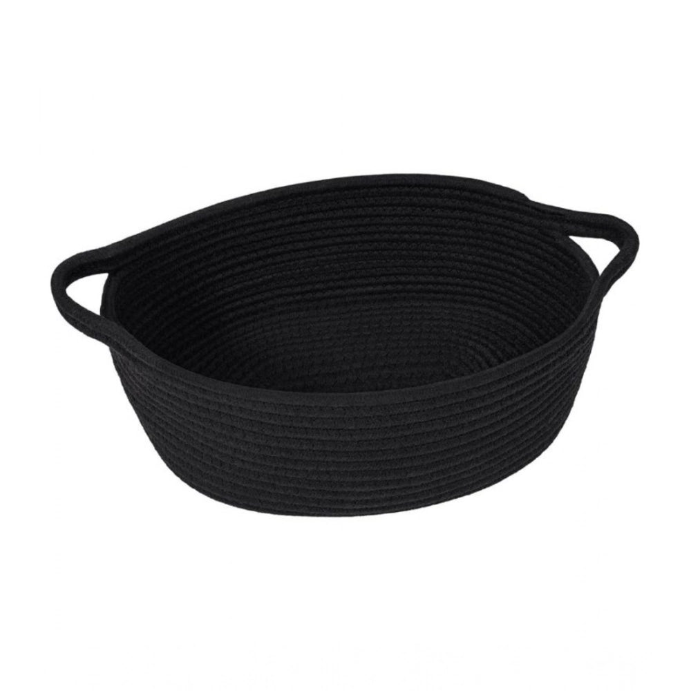 Generic Cotton Baby Gift Basket Pack of 1 Storage Basket For Clothes (Black) Main image