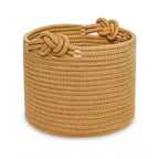 Generic Cotton Brown Basket Inch Pack of 1 Storage Basket For Clothes (Brown)