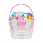 Generic Cotton Toys Bucket Pack of 1 Storage Basket For Clothes (Pink)
