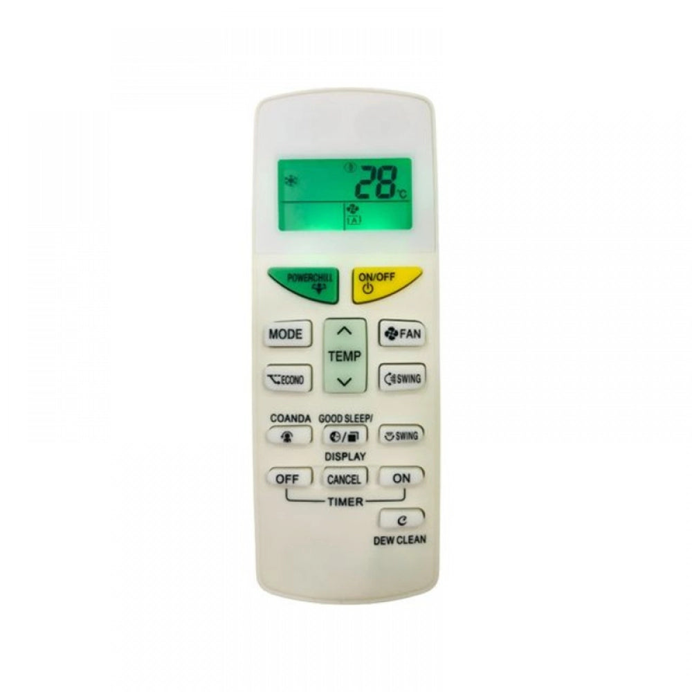 Generic Remote No. 132L (with Backlight), Compatible for Daikin AC Remote Control (Exactly Same Remote Will Only Work) Main image