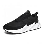 Generic Men's Casual Synthetic Lace-ups Casual Shoes (Black)