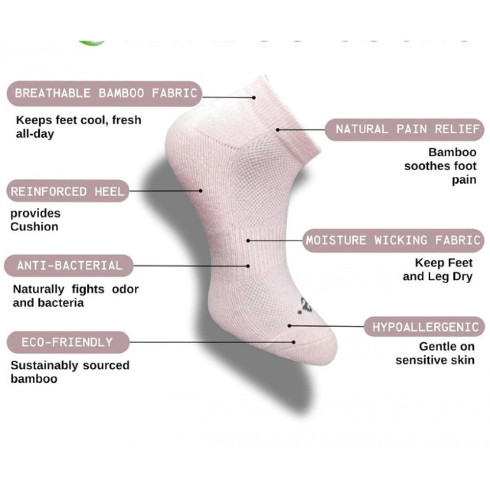 Generic 3_Pair Set Unisex Casual Cotton Printed Low Cut Socks (Multicolor) Secondary image