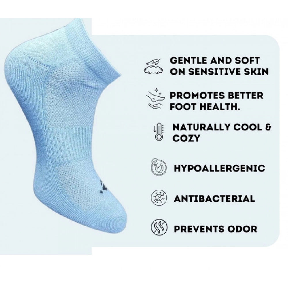 Generic 3_Pair Set Unisex Casual Cotton Printed Low Cut Socks (Multicolor)