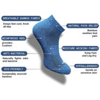 Generic 3_Pair Set Unisex Casual Cotton Printed Low Cut Socks (Multicolor)