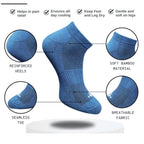 Generic 3_Pair Set Unisex Casual Cotton Printed Low Cut Socks (Multicolor)