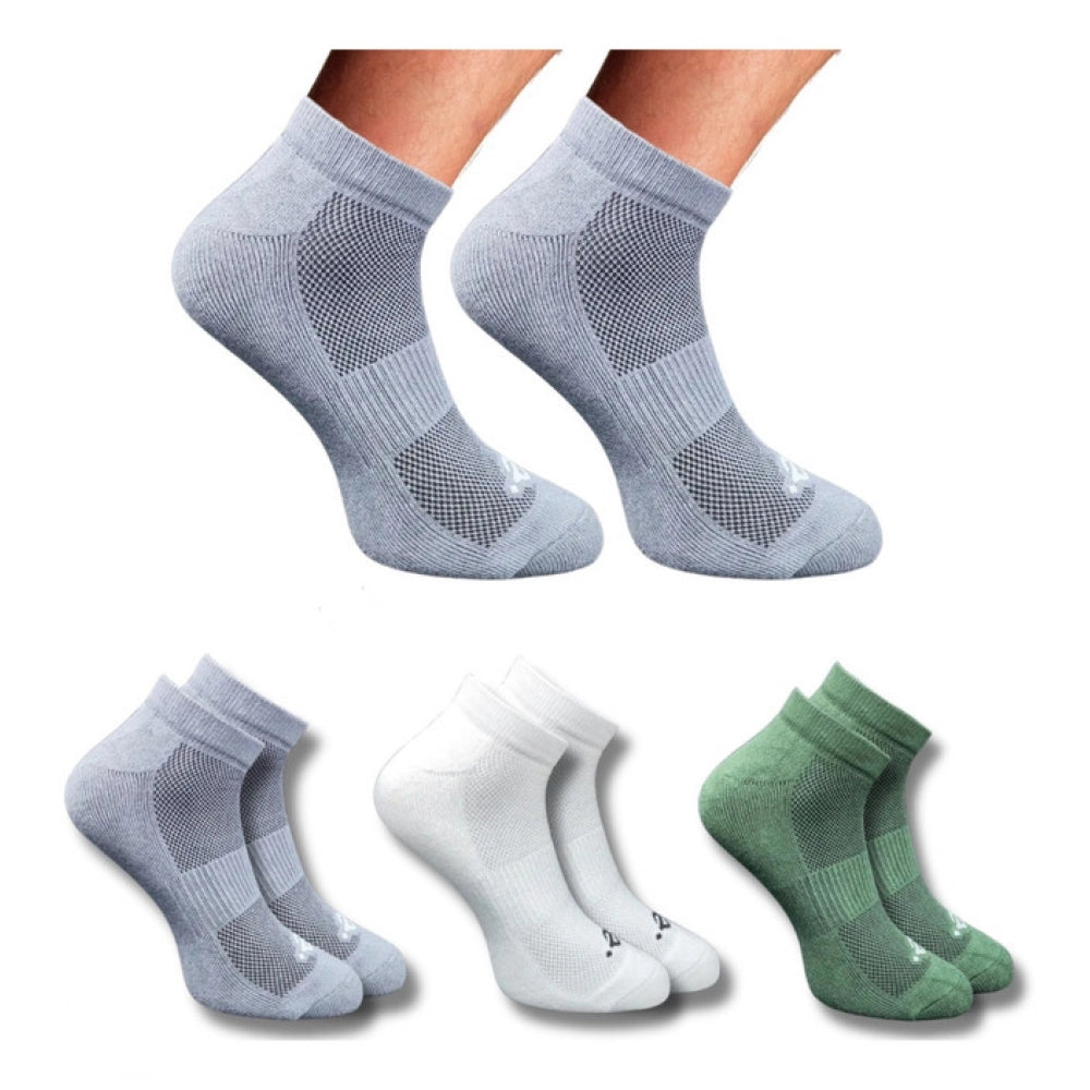 Generic 3_Pair Set Unisex Casual Cotton Printed Low Cut Socks (Multicolor) Main image