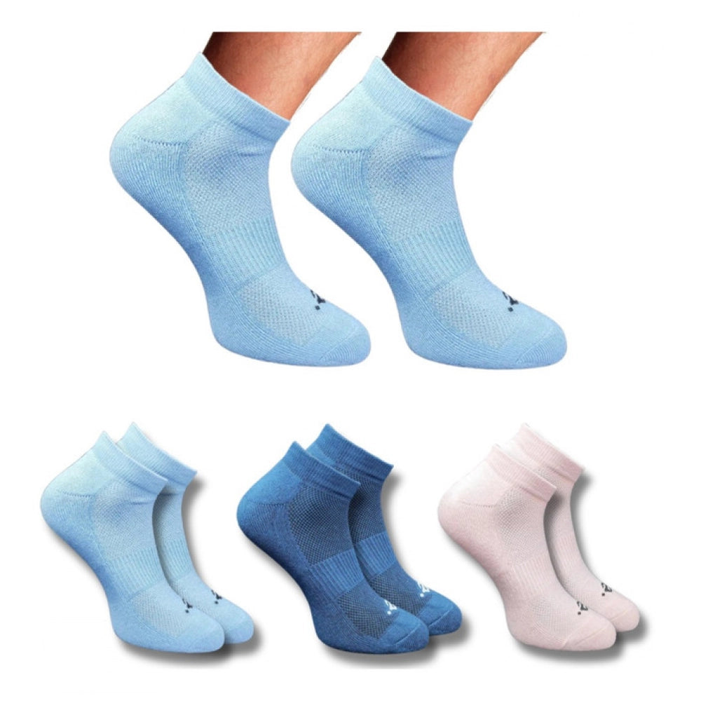 Generic 3_Pair Set Unisex Casual Cotton Printed Low Cut Socks (Multicolor) Main image