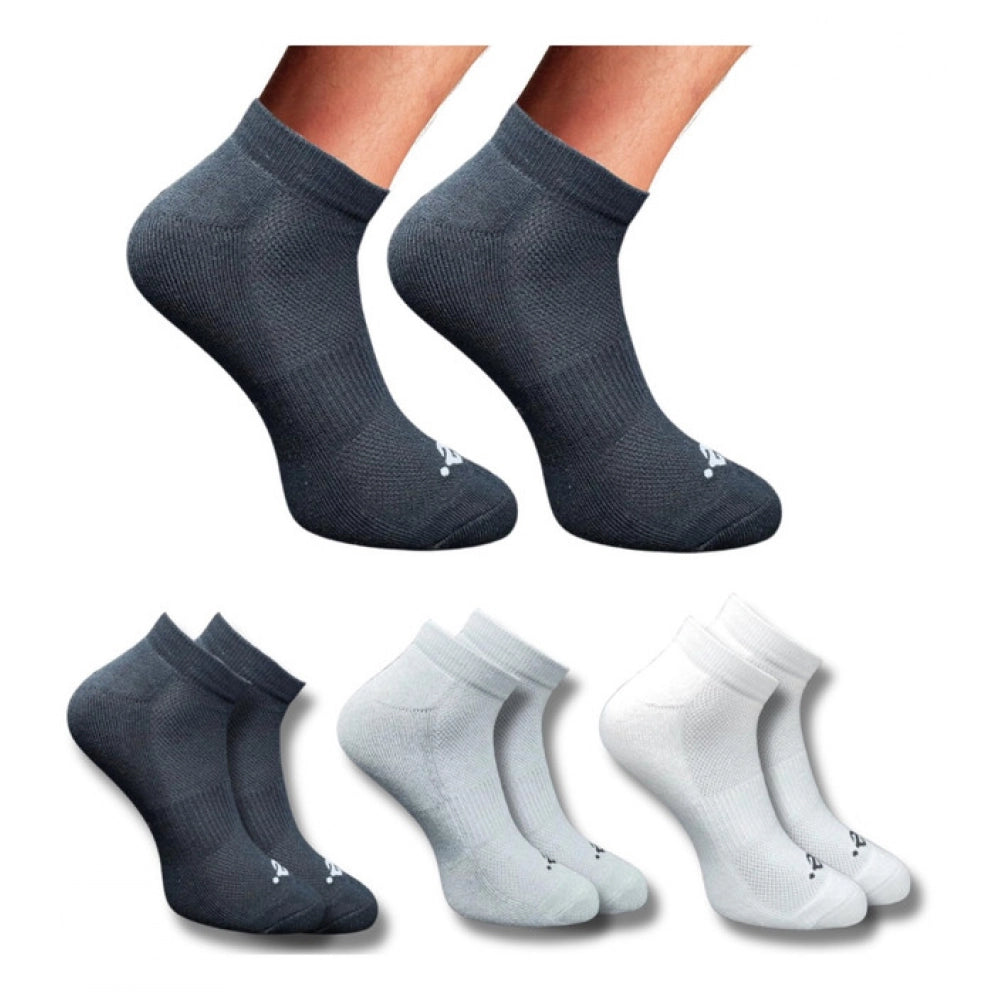 Generic 3_Pair Set Unisex Casual Cotton Printed Low Cut Socks (Multicolor) Main image