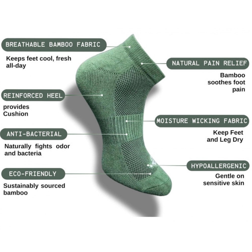 Generic 3_Pair Set Unisex Casual Cotton Printed Low Cut Socks (Multicolor) Secondary image