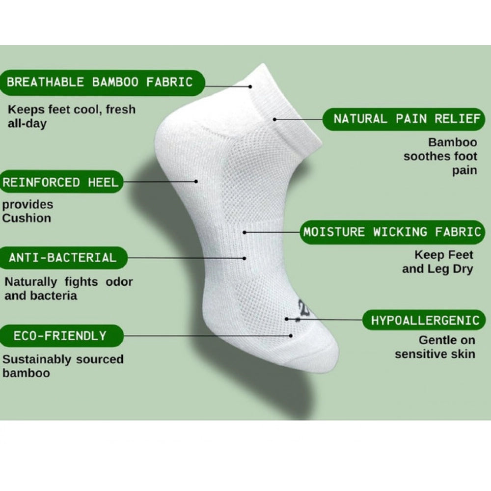 Generic 3_Pair Set Unisex Casual Cotton Printed Low Cut Socks (Multicolor) Secondary image