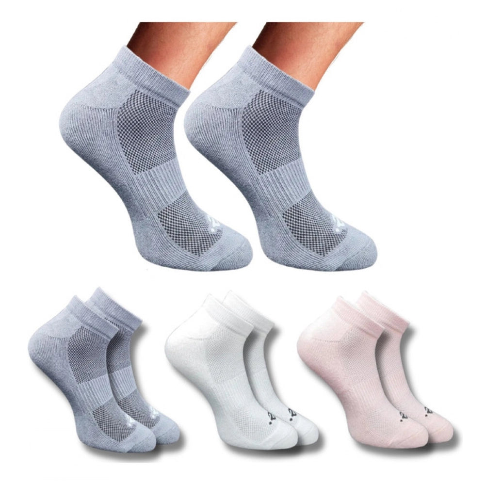 Generic 3_Pair Set Unisex Casual Cotton Printed Low Cut Socks (Multicolor) Main image