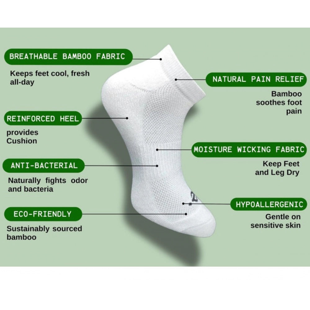 Generic 3_Pair Set Unisex Casual Cotton Printed Low Cut Socks (Multicolor) Secondary image