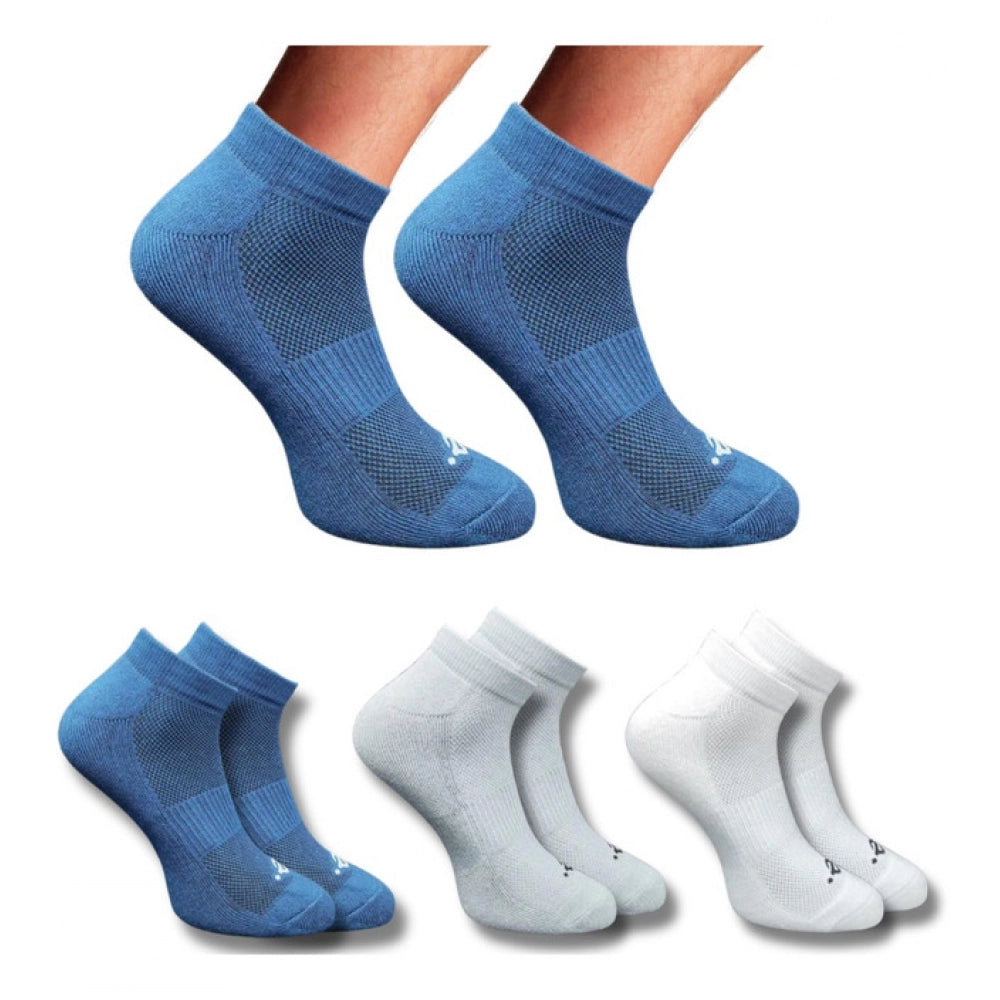 Generic 3_Pair Set Unisex Casual Cotton Printed Low Cut Socks (Multicolor) Main image