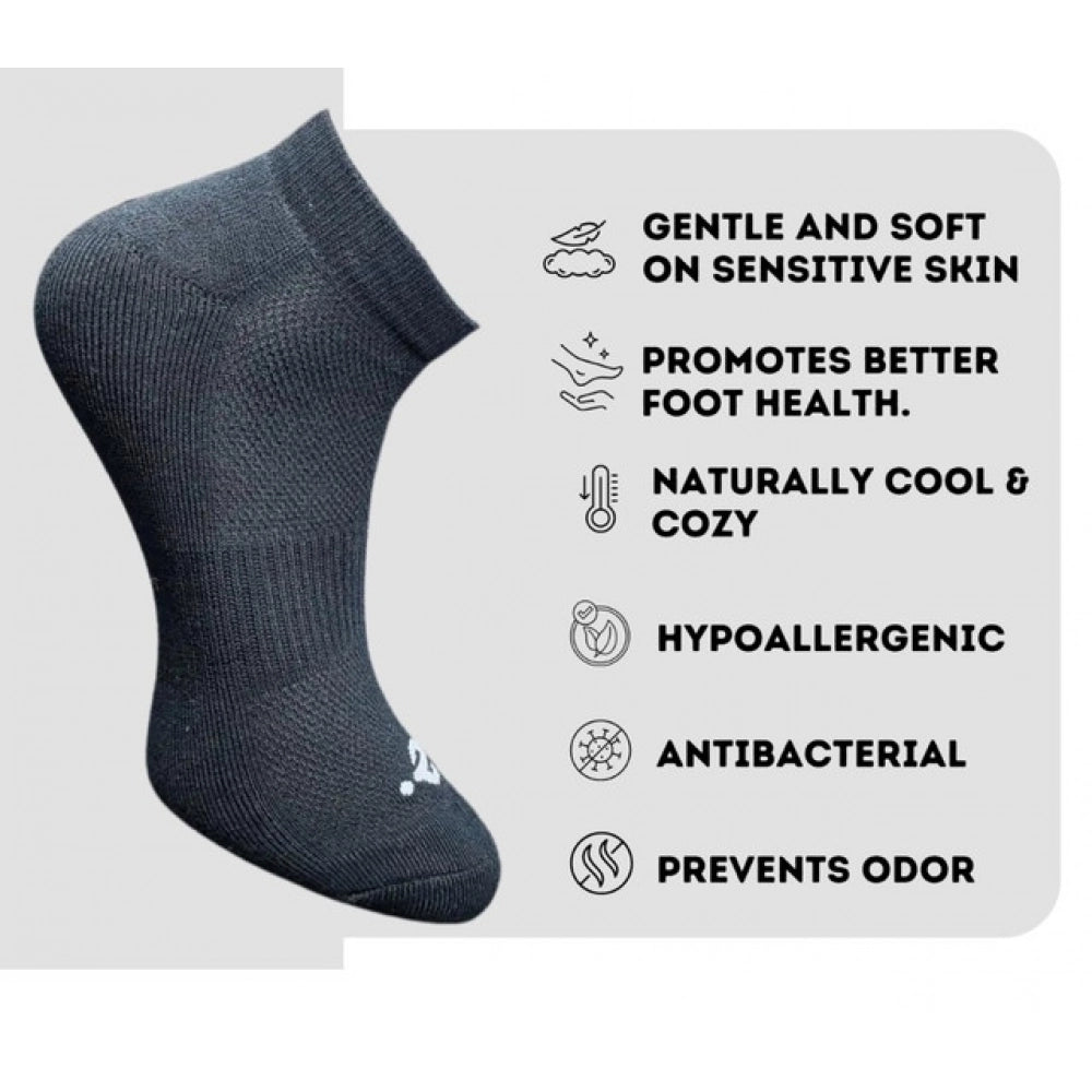 Generic 3_Pair Set Unisex Casual Cotton Printed Low Cut Socks (Multicolor)