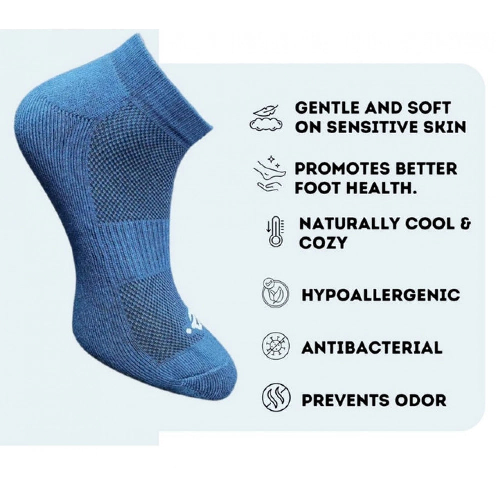 Generic 3_Pair Set Unisex Casual Cotton Printed Low Cut Socks (Multicolor)