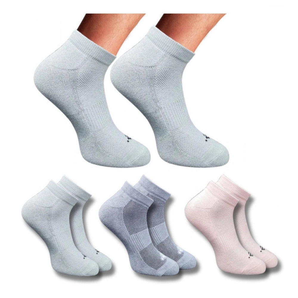 Generic 3_Pair Set Unisex Casual Cotton Printed Low Cut Socks (Multicolor) Main image