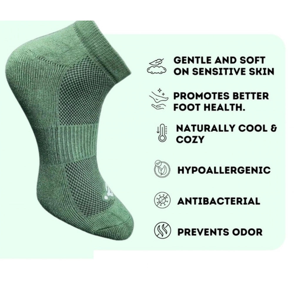 Generic 3_Pair Set Unisex Casual Cotton Printed Low Cut Socks (Multicolor)