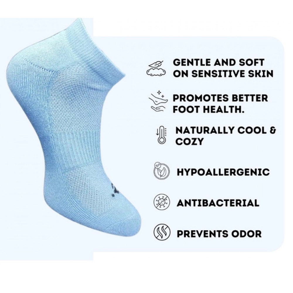 Generic 3_Pair Set Unisex Casual Cotton Printed Low Cut Socks (Multicolor)