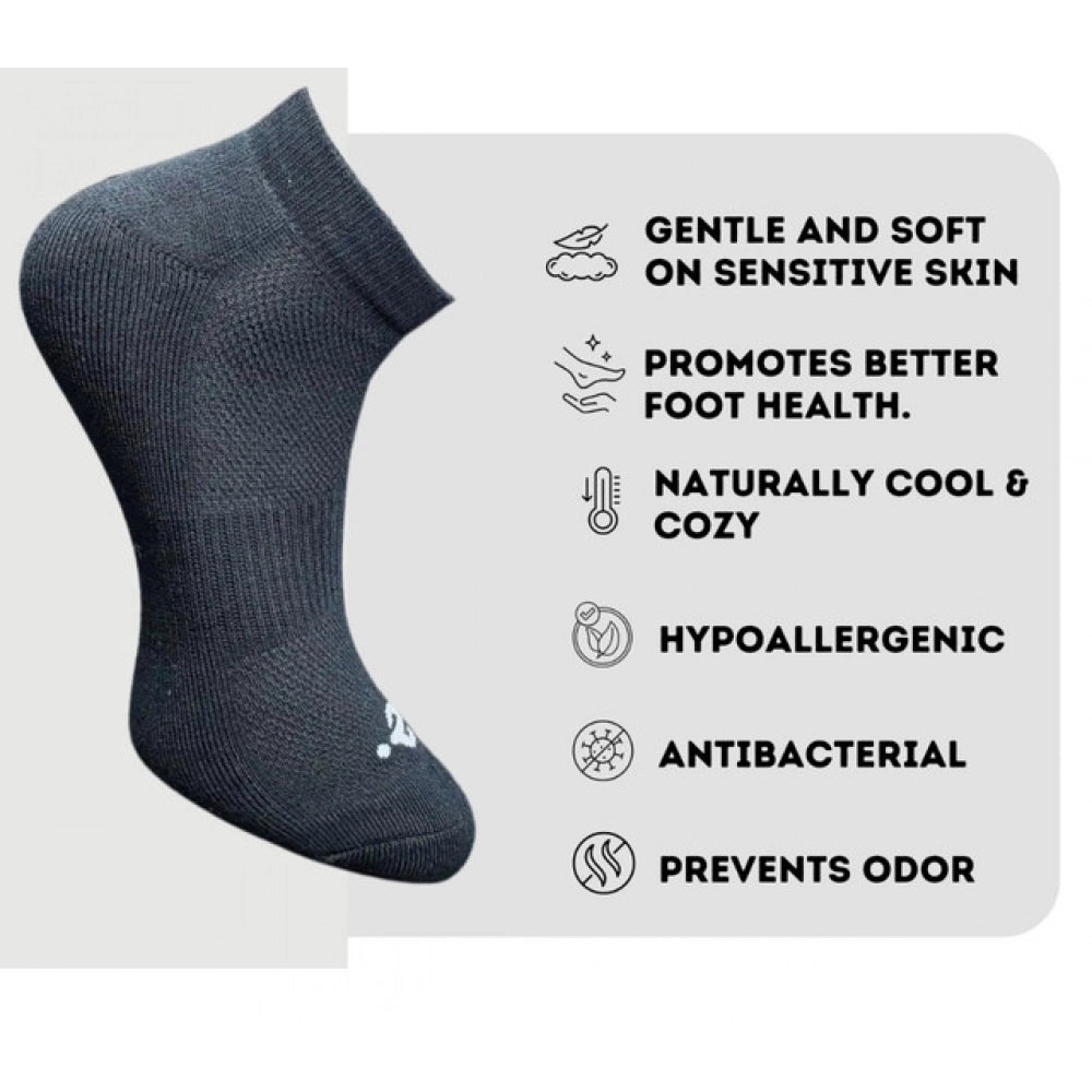 Generic 3_Pair Set Unisex Casual Cotton Printed Low Cut Socks (Multicolor)