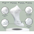 Generic 3_Pair Set Unisex Casual Cotton Printed Low Cut Socks (Multicolor)