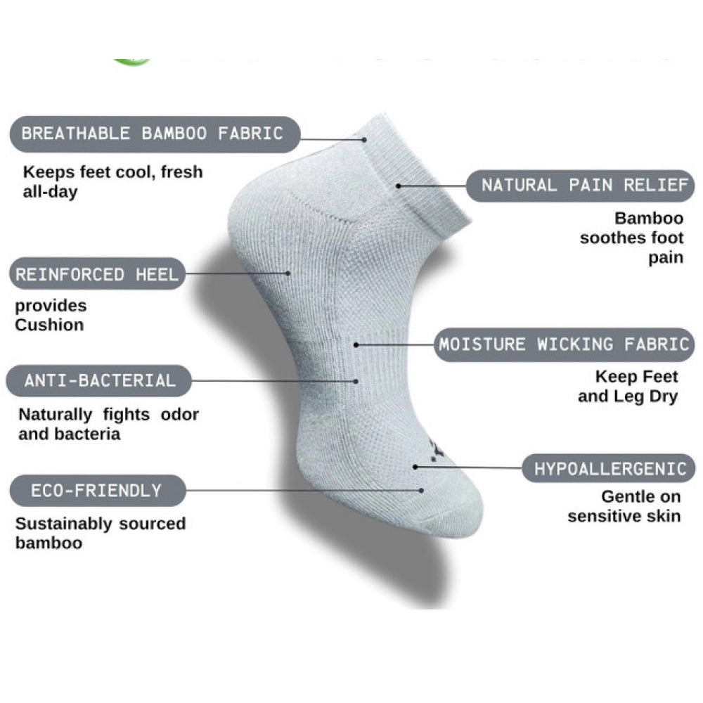 Generic 3_Pair Set Unisex Casual Cotton Printed Low Cut Socks (Multicolor)