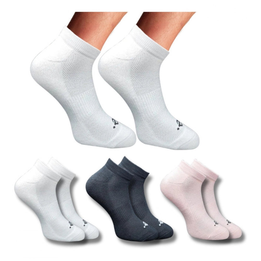 Generic 3_Pair Set Unisex Casual Cotton Printed Low Cut Socks (Multicolor) Main image