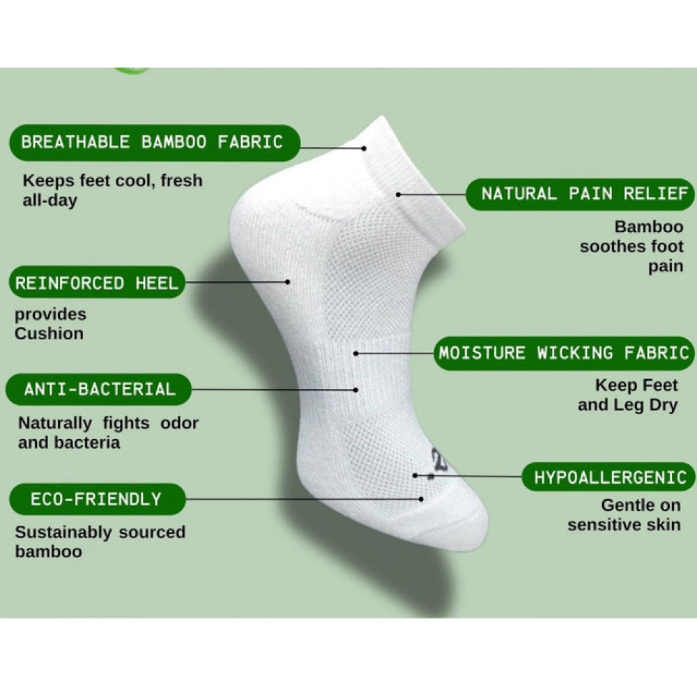 Generic 3_Pair Set Unisex Casual Cotton Printed Low Cut Socks (Multicolor) Secondary image