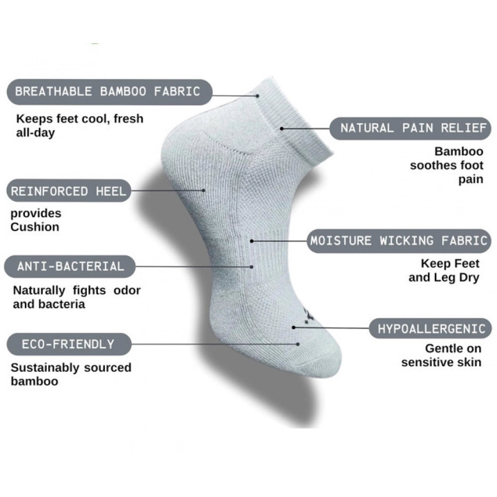 Generic 3_Pair Set Unisex Casual Cotton Printed Low Cut Socks (Multicolor)