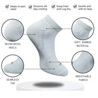 Generic 3_Pair Set Unisex Casual Cotton Printed Low Cut Socks (Multicolor)