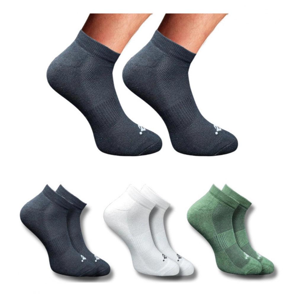 Generic 3_Pair Set Unisex Casual Cotton Printed Low Cut Socks (Multicolor)