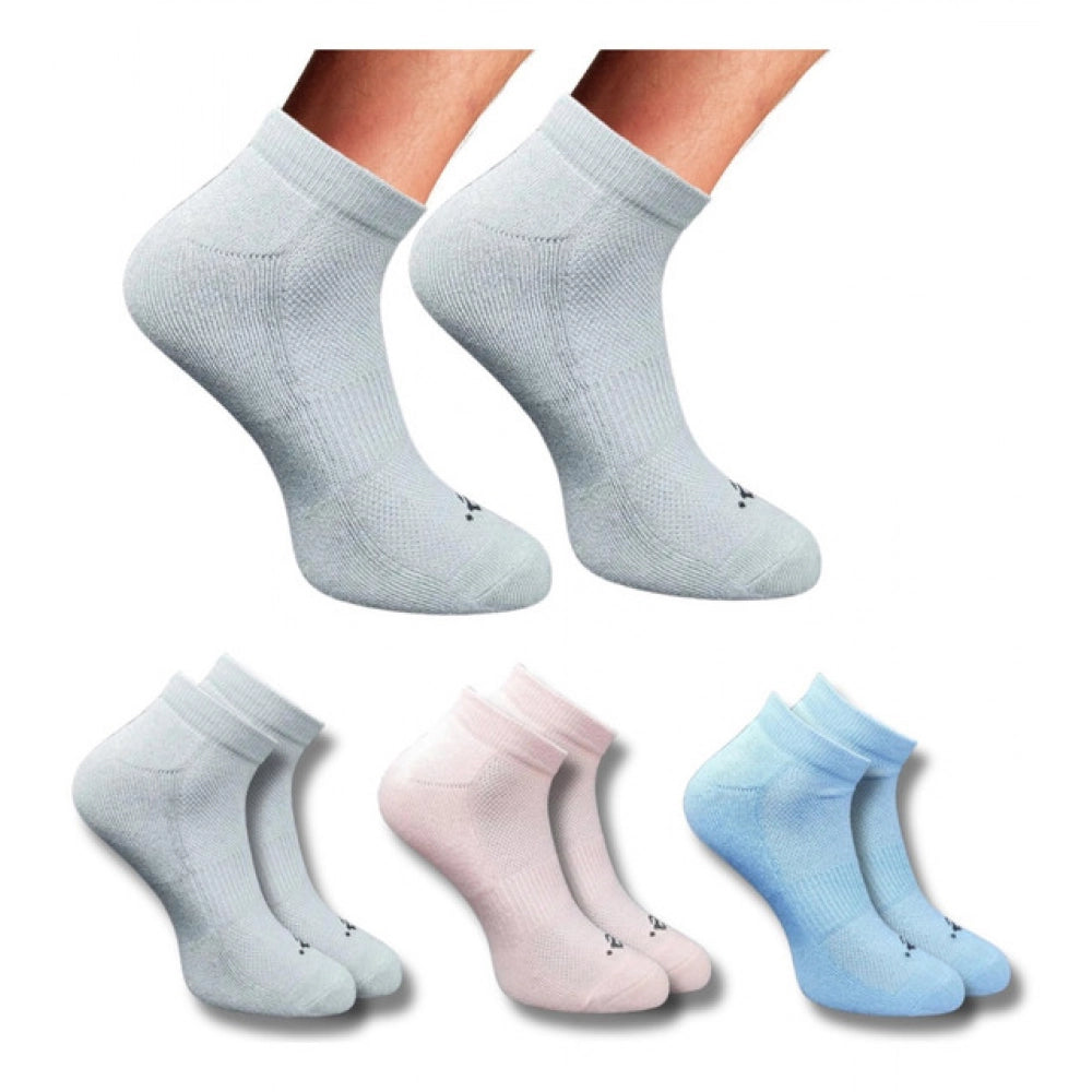 Generic 3_Pair Set Unisex Casual Cotton Printed Low Cut Socks (Multicolor) Main image