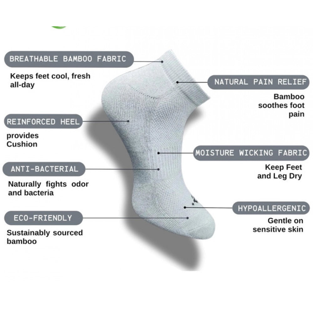 Generic 3_Pair Set Unisex Casual Cotton Printed Low Cut Socks (Multicolor) Secondary image