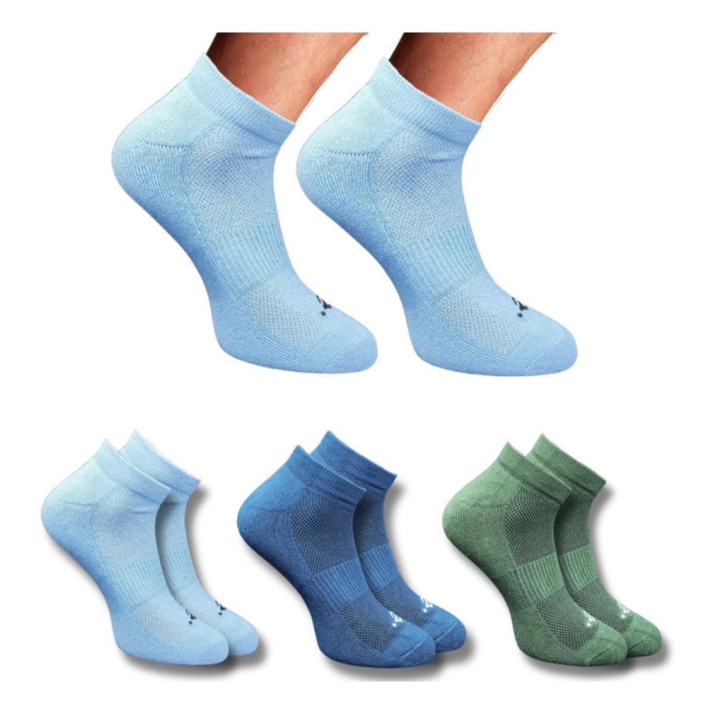 Generic 3_Pair Set Unisex Casual Cotton Printed Low Cut Socks (Multicolor) Main image