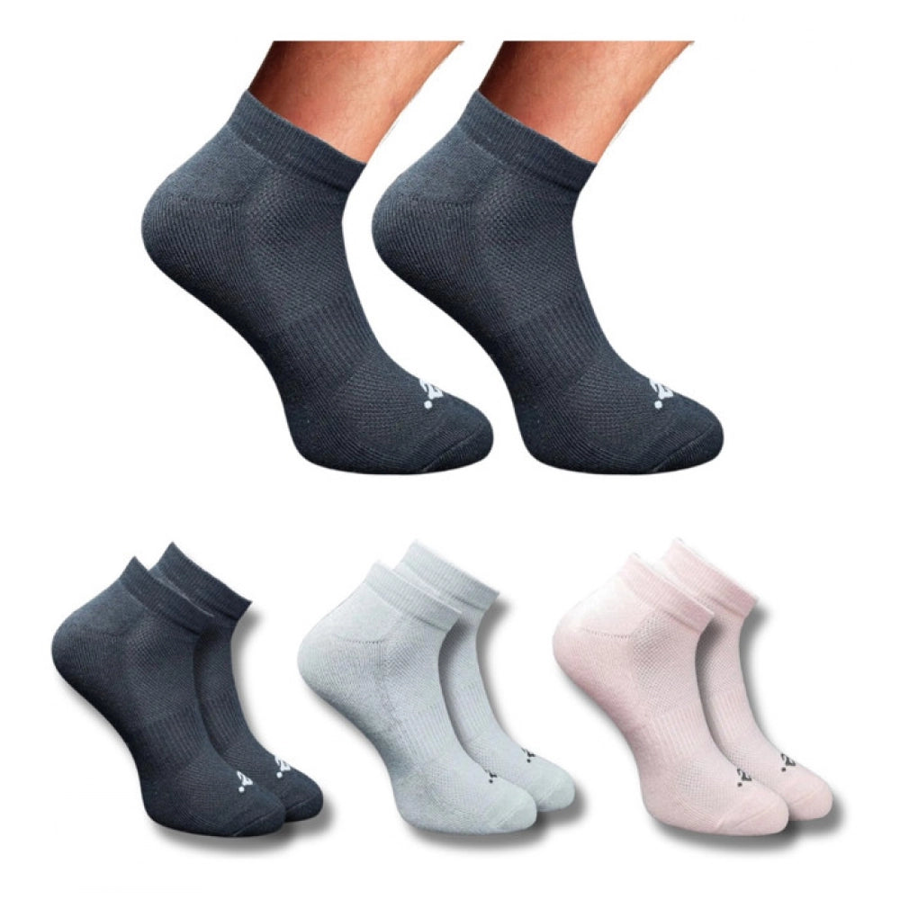 Generic 3_Pair Set Unisex Casual Cotton Printed Low Cut Socks (Multicolor) Main image