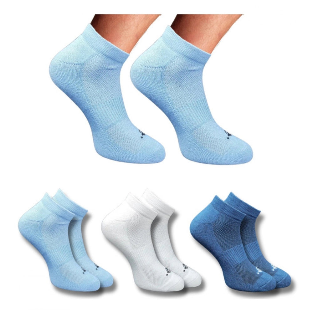 Generic 3_Pair Set Unisex Casual Cotton Printed Low Cut Socks (Multicolor) Main image