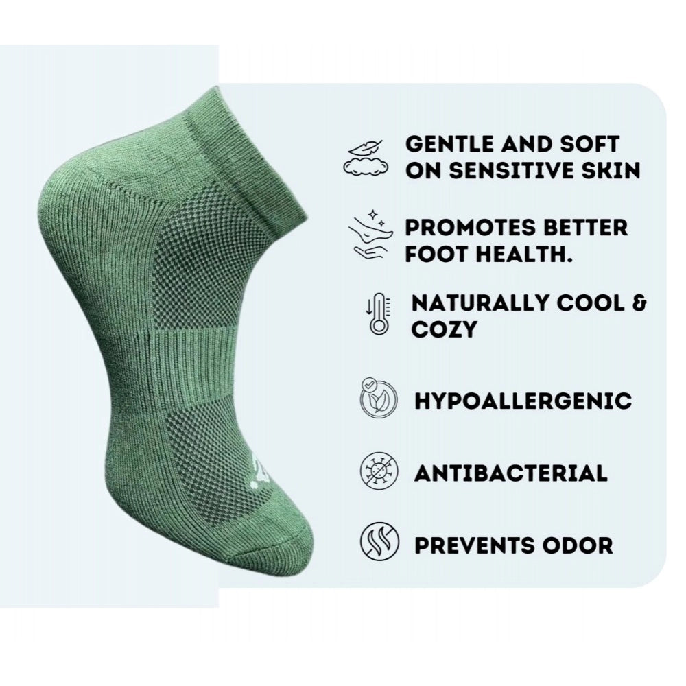 Generic 3_Pair Set Unisex Casual Cotton Printed Low Cut Socks (Multicolor) Secondary image