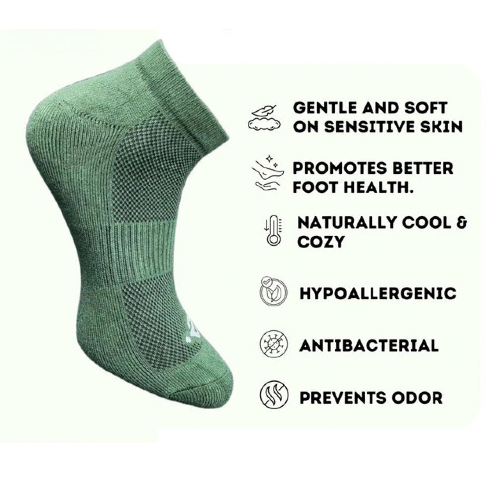 Generic 3_Pair Set Unisex Casual Cotton Printed Low Cut Socks (Multicolor)