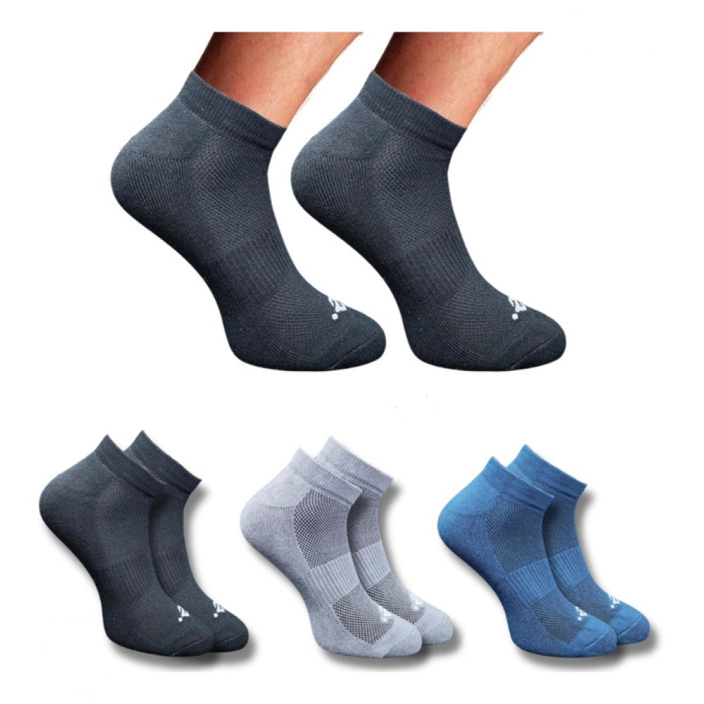 Generic 3_Pair Set Unisex Casual Cotton Printed Low Cut Socks (Multicolor) Main image