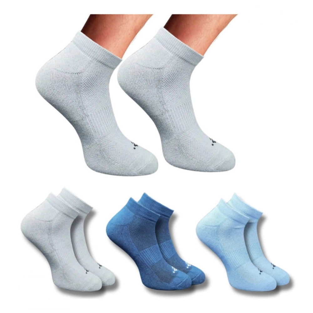 Generic 3_Pair Set Unisex Casual Cotton Printed Low Cut Socks (Multicolor) Main image