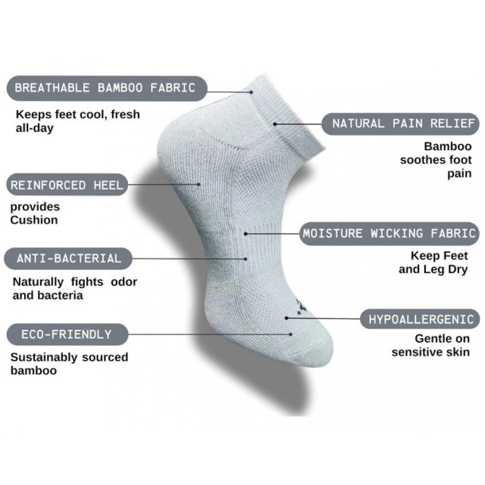 Generic 3_Pair Set Unisex Casual Cotton Printed Low Cut Socks (Multicolor) Secondary image