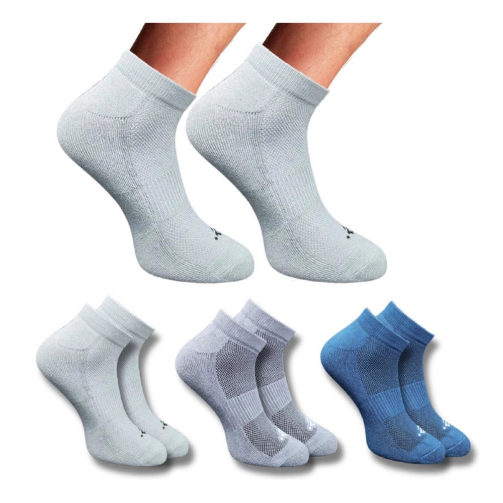 Generic 3_Pair Set Unisex Casual Cotton Printed Low Cut Socks (Multicolor) Main image